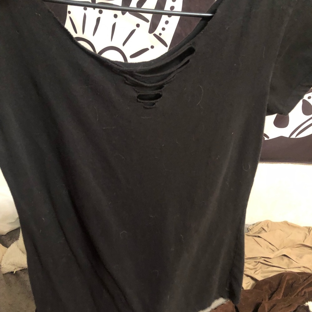 Black “night out” crop